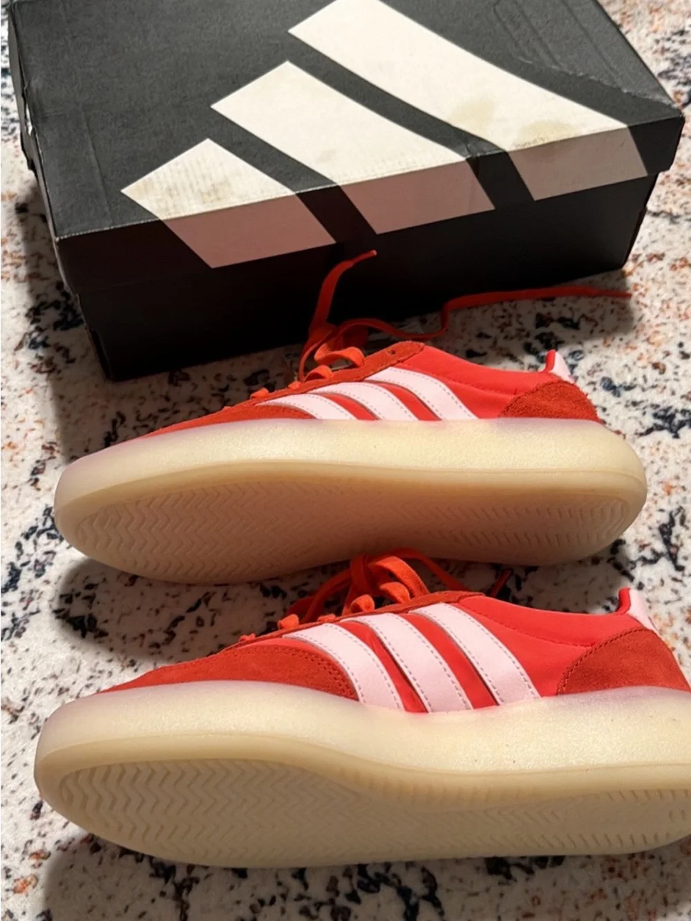 Adidas Barreda Decode Orange Pink Sneakers NWT